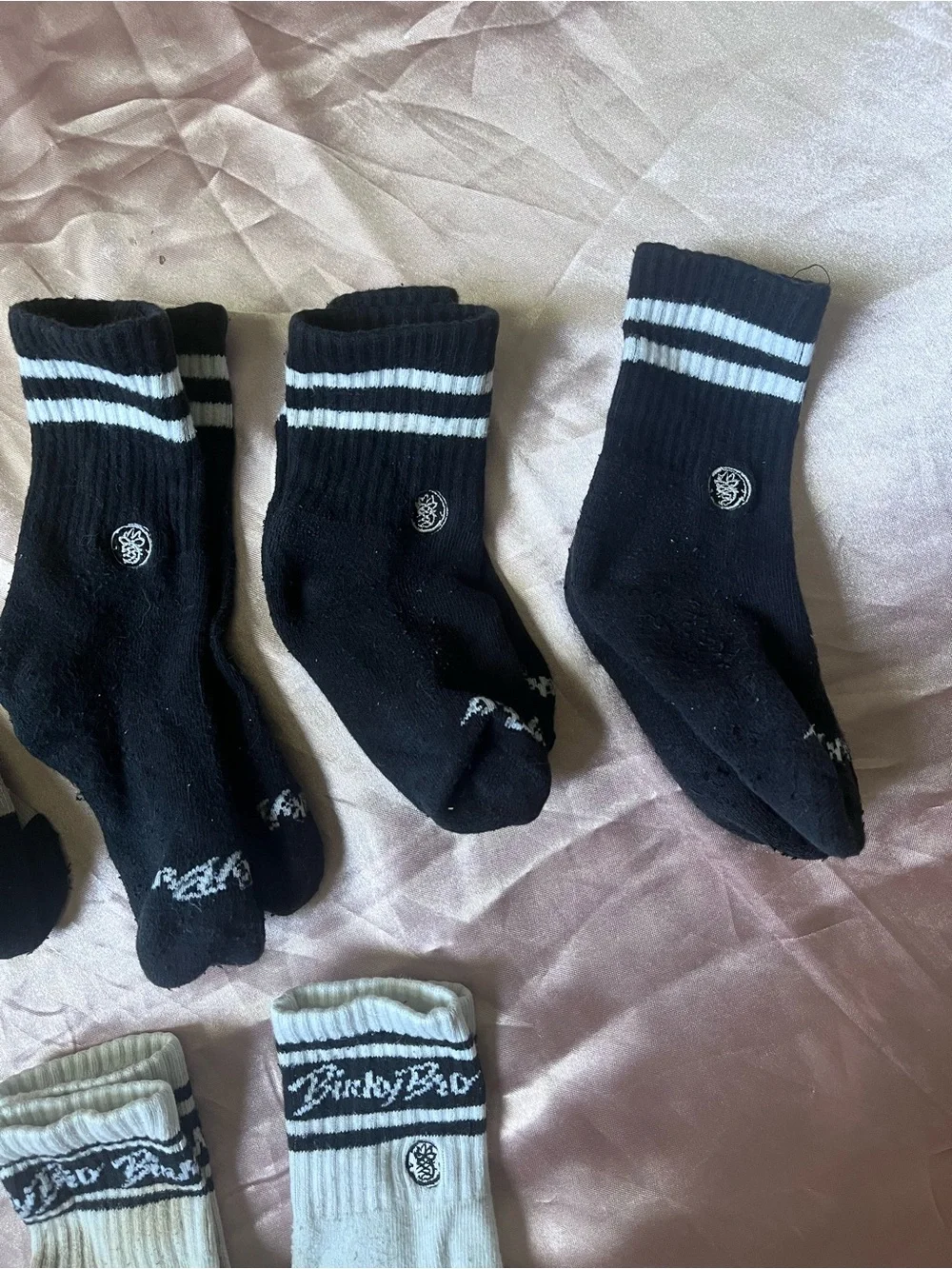 6 Pair of Binky Bro Toddler Socks Fair condition